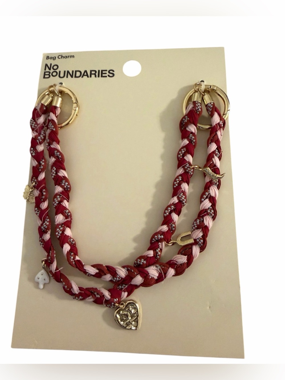 No Boundaries Double Clip Bag Charm